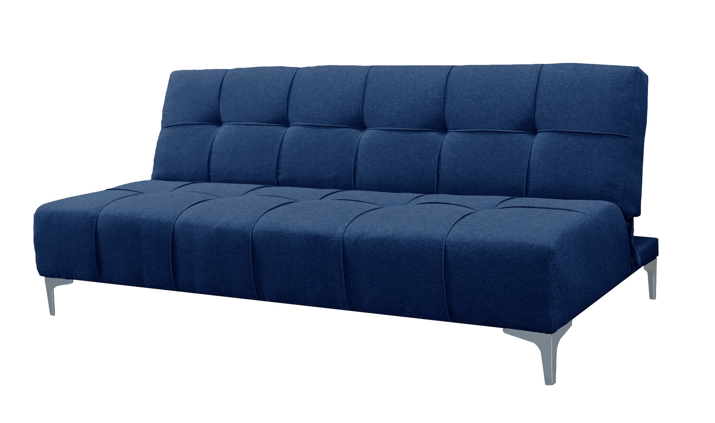 Sofa Cama Reclinable El Bazar Store New York Azul Marino , Futon 3 posiciones, Sala.