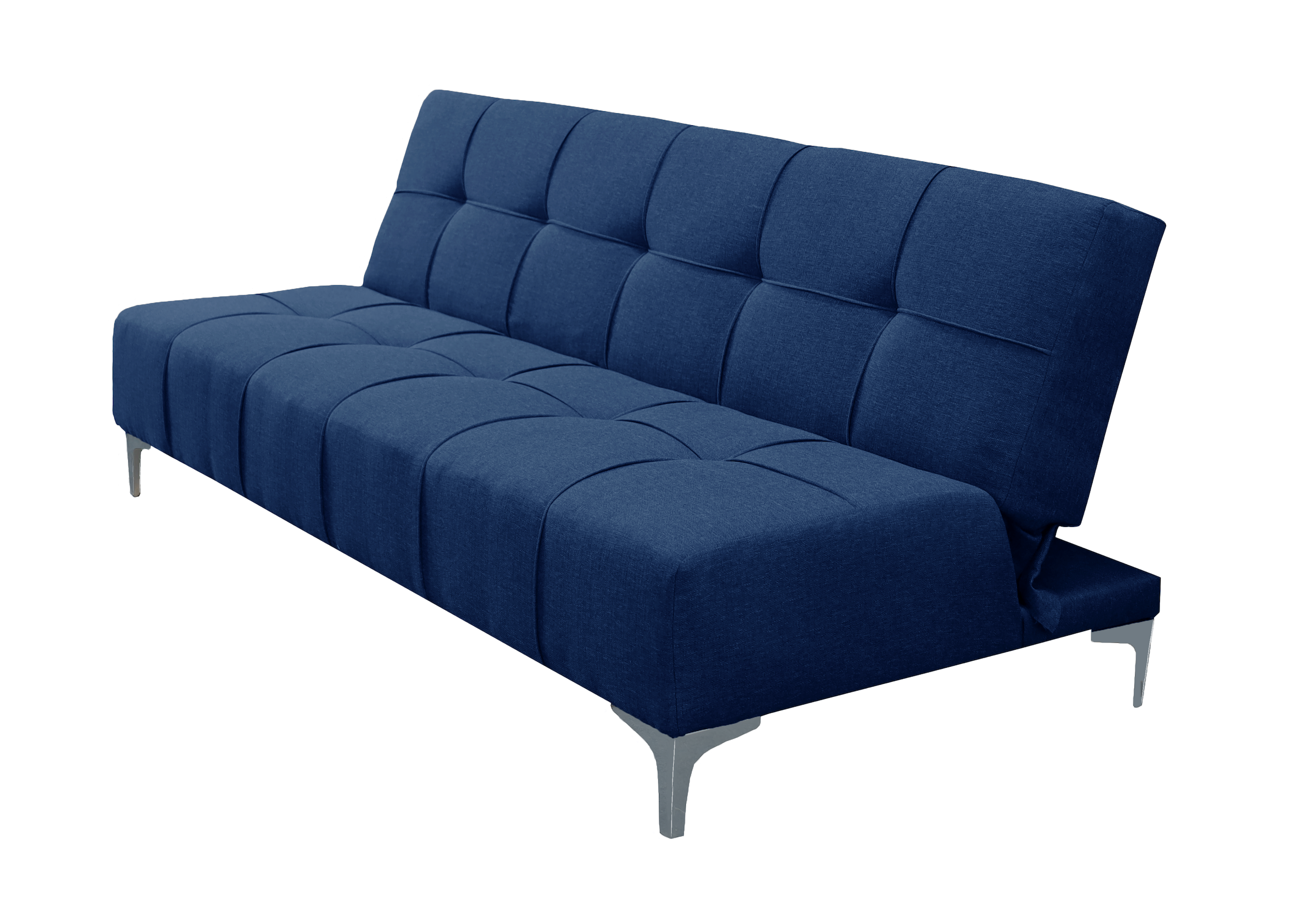 Sofa Cama Reclinable El Bazar Store New York Azul Marino , Futon 3 posiciones, Sala.