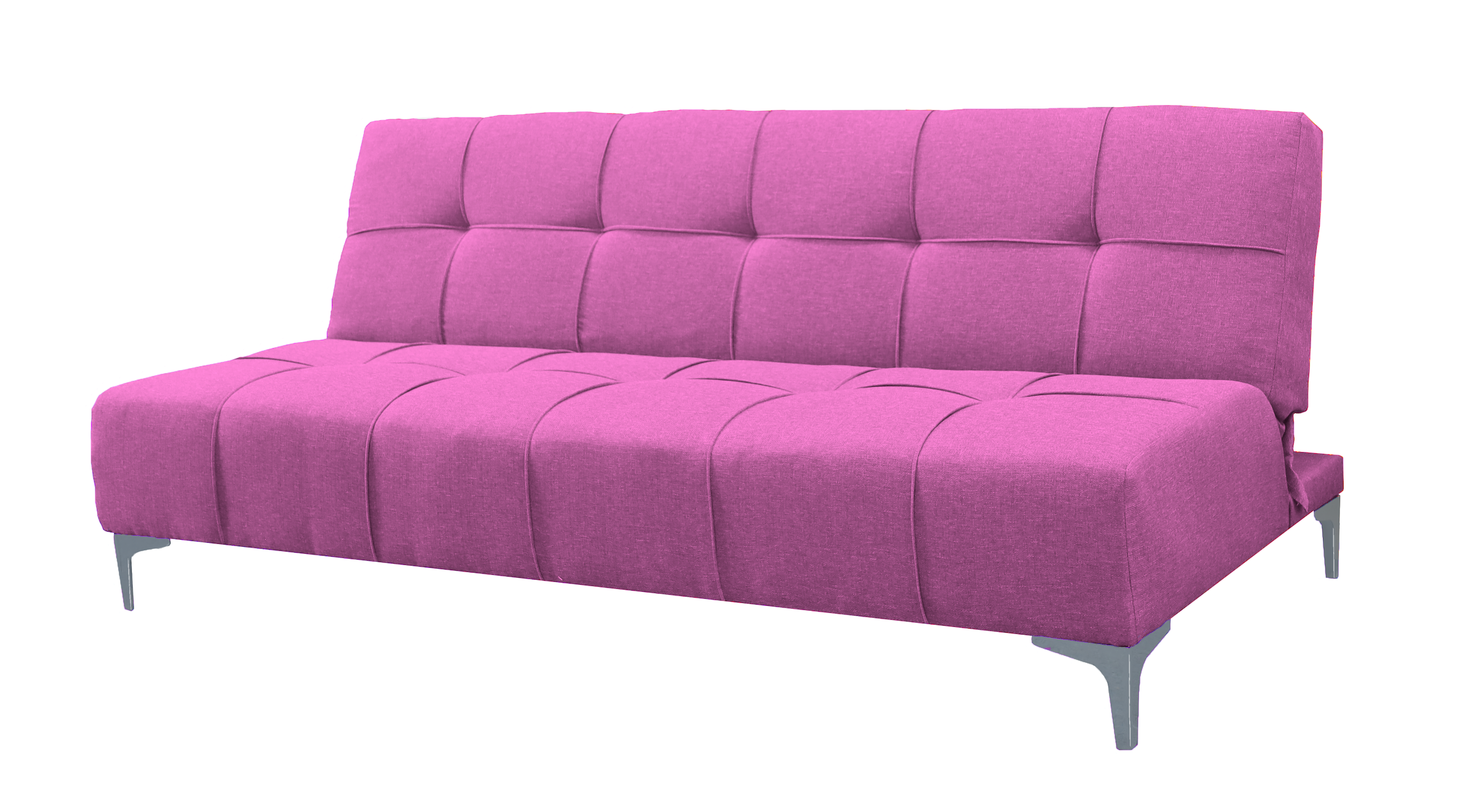 Sofa Cama Reclinable El Bazar Store New York Rosa , Futon 3 posiciones, Sala.
