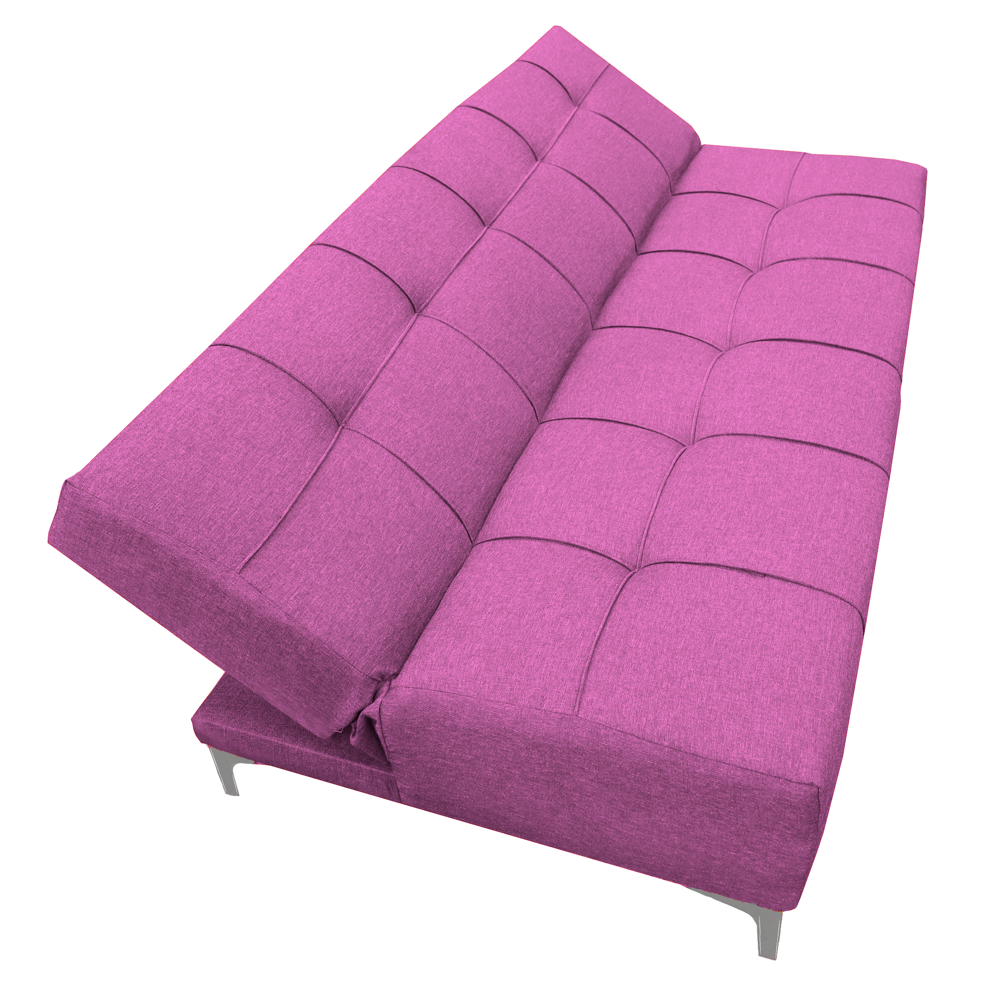 Sofa Cama Reclinable El Bazar Store New York Rosa , Futon 3 posiciones, Sala.