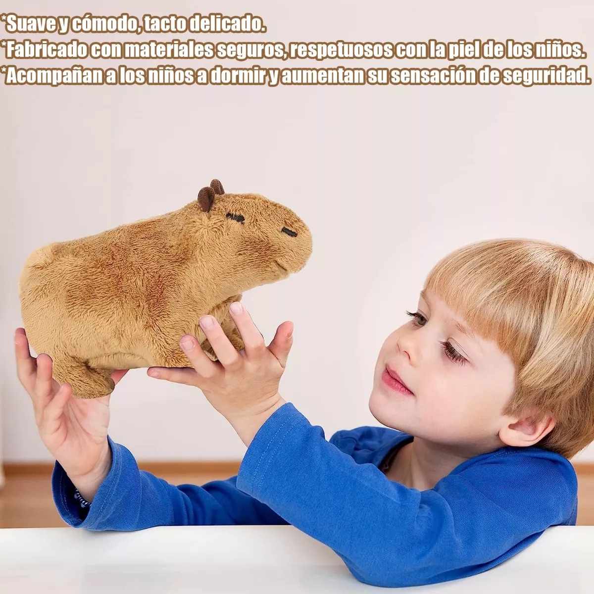 2 Pcs Peluche Capibara Kawaii Regalos Para Niños Y Bebes.