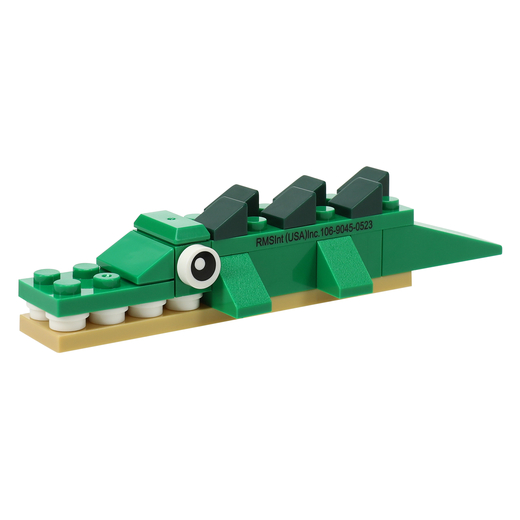 Bloques Figuras Animal Cocodrilo Blocks Set Construcción Regalo Niños