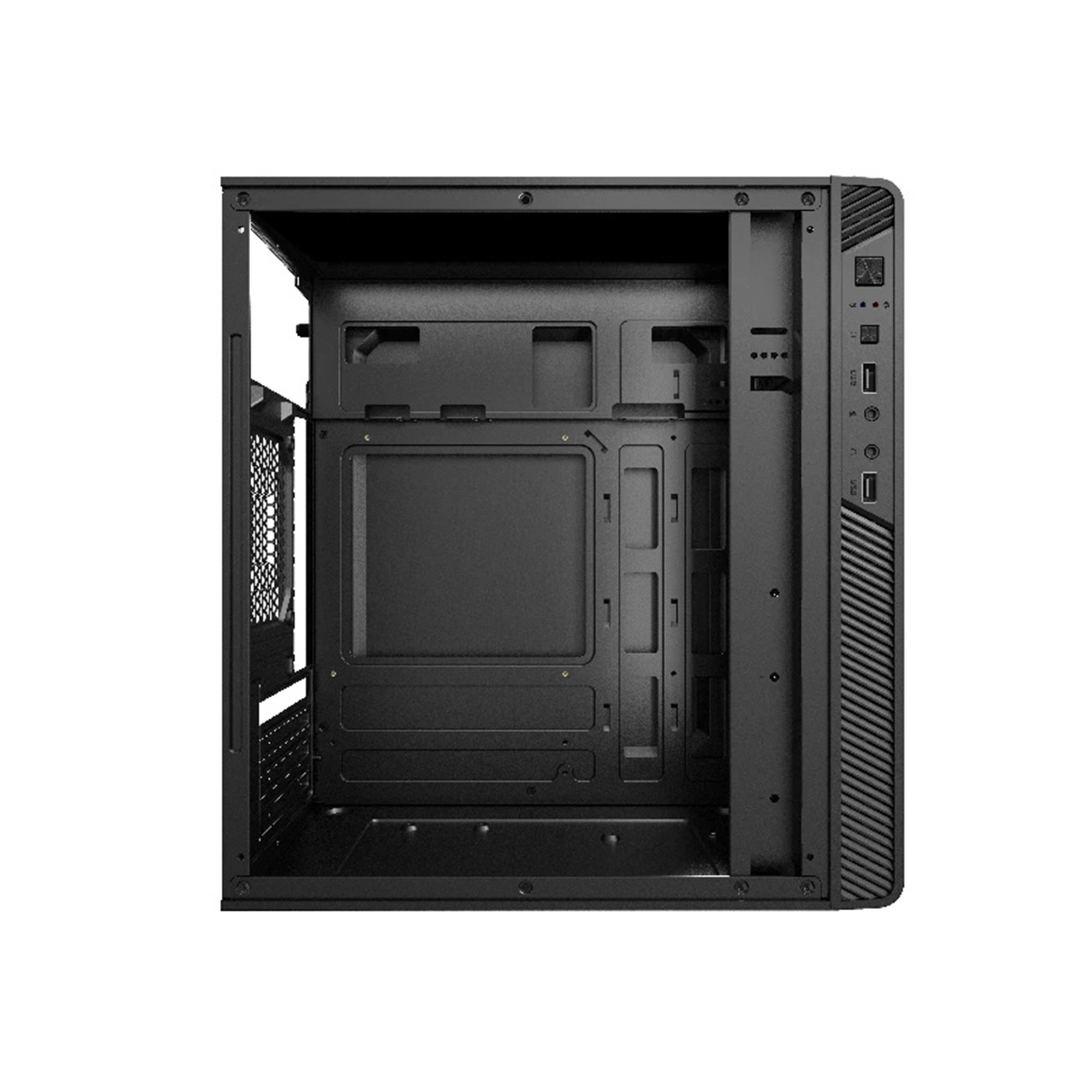 Gabinete Acteck Performance II GI215, micro-ATX, Fuente ATX de 500 W, Negro.