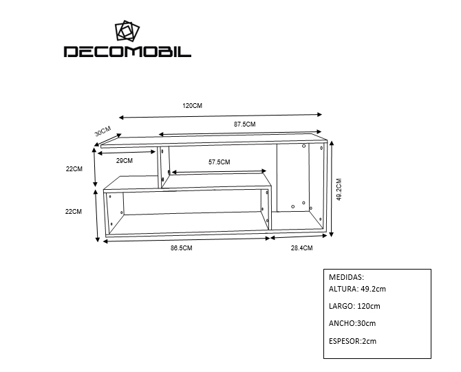 Mueble Para Tv. Gety