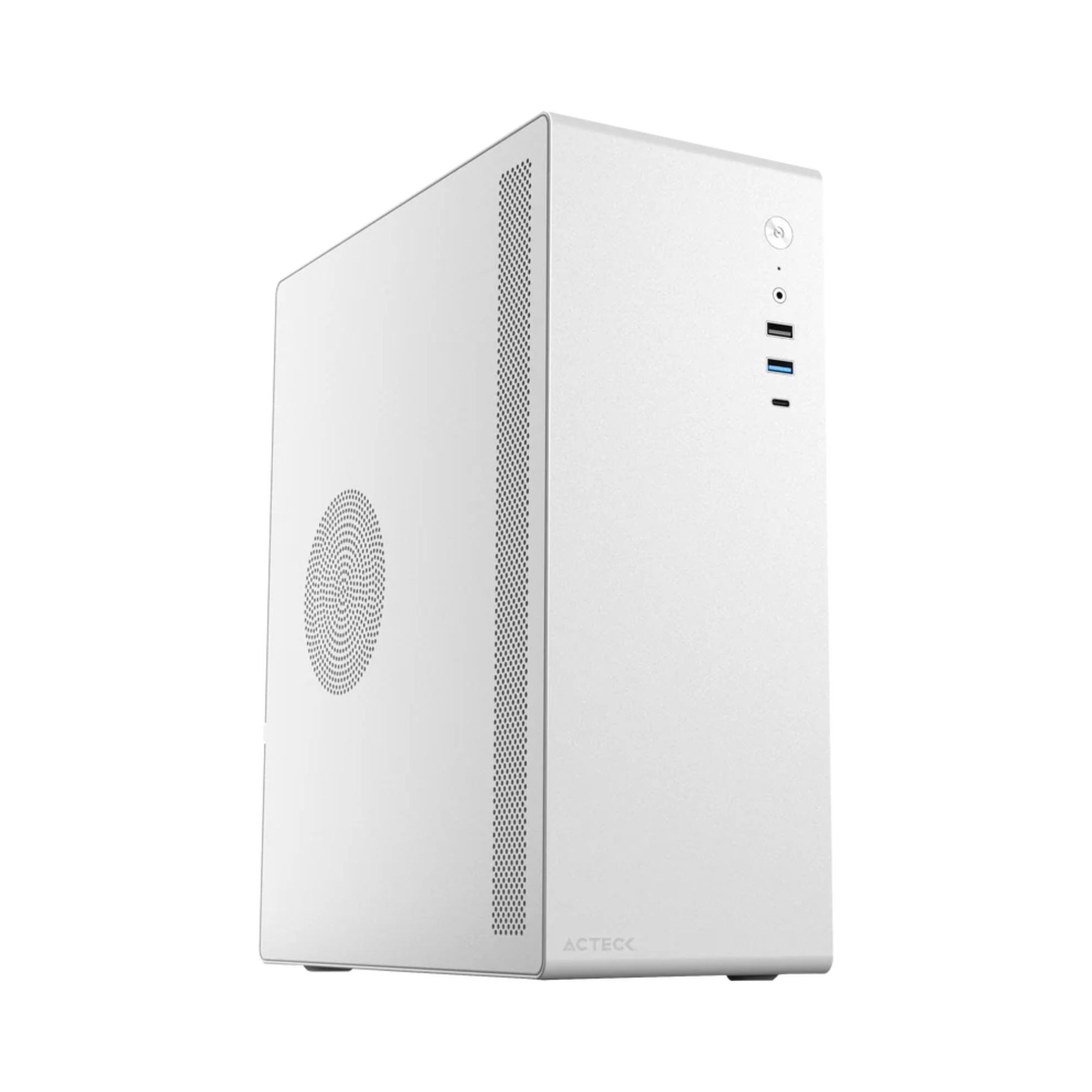 Gabinete Acteck Neuss GI480, micro-ATX, Fuente ATX de 450 W, Blanco.