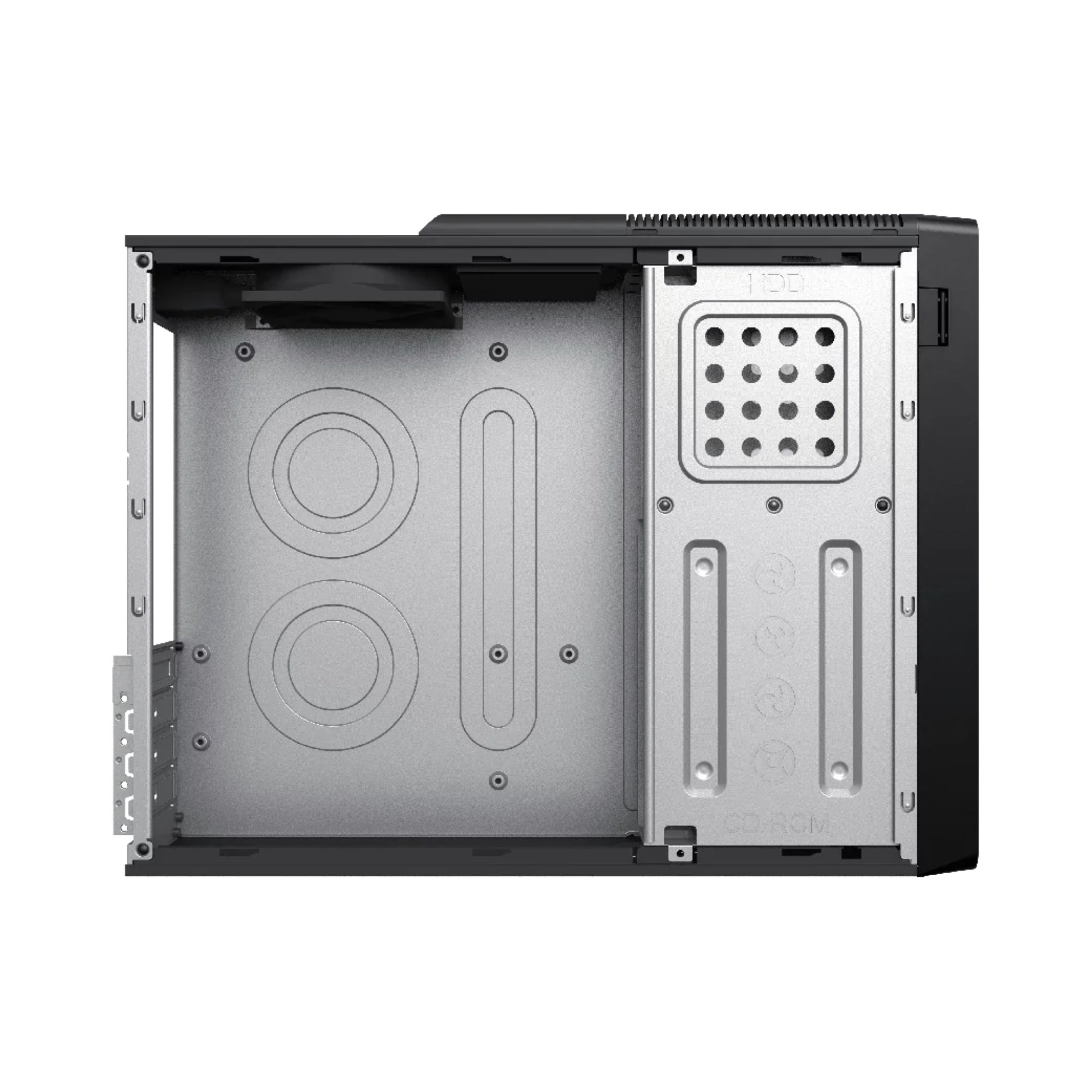 Gabinete Acteck Bern GS460, micro-ATX, Fuente SFX de 500 W, Negro.