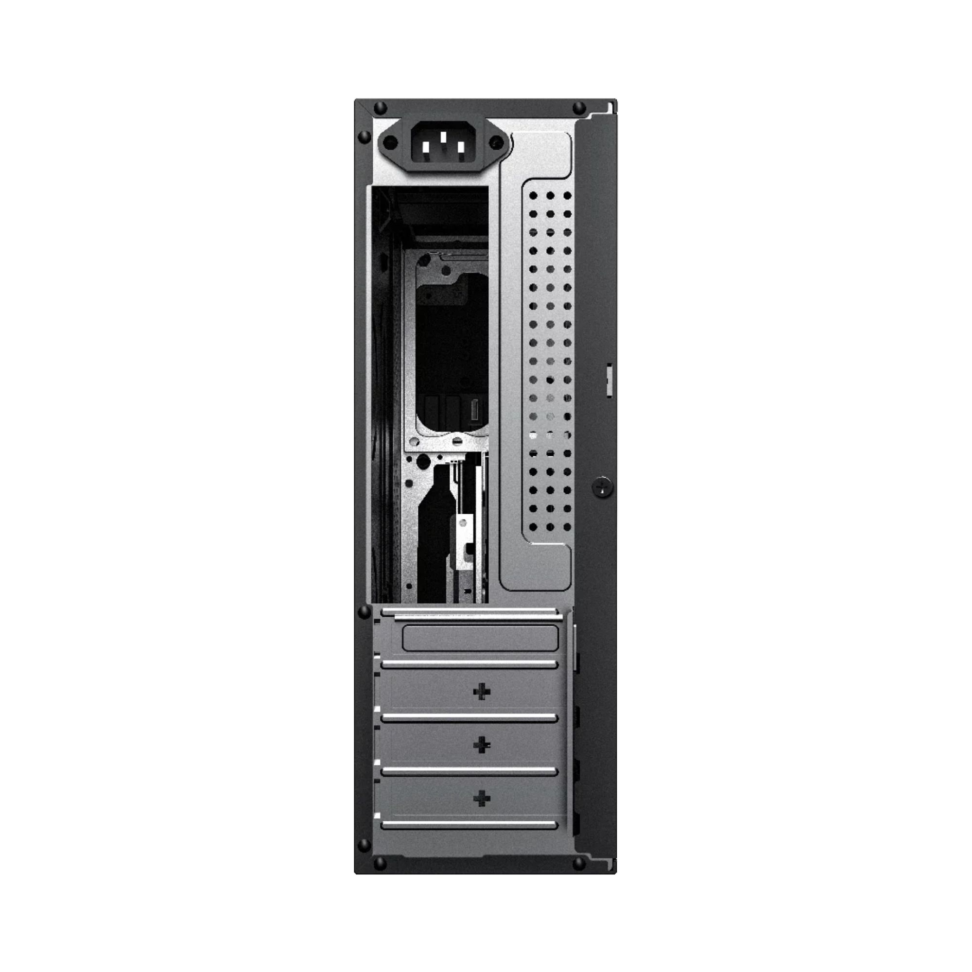 Gabinete Acteck Bern GS460, micro-ATX, Fuente SFX de 500 W, Negro.