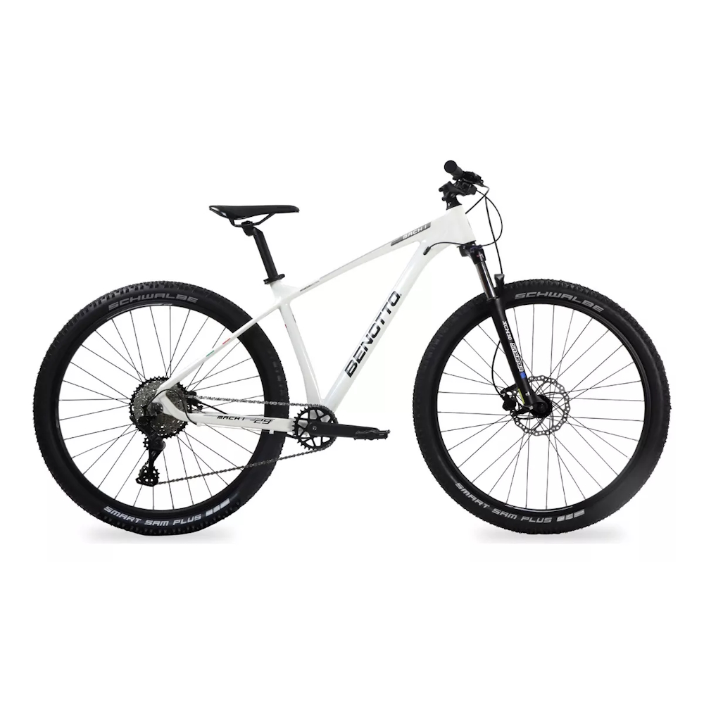 Bicicleta Benotto Mach1 R29 10v Aluminio Color Blanco Blanco.
