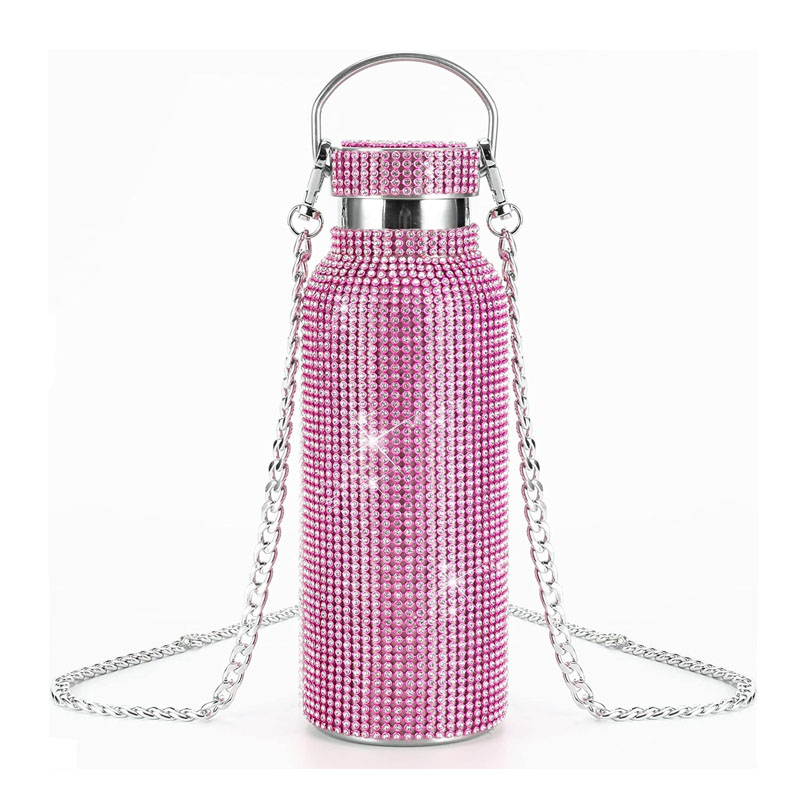 BOTELLA TERMO DIAMOND BLING ACERO INOXIDABLE.