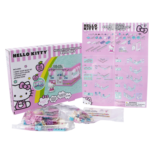 Hello Kitty Bloques Figuras Oficial Tienda Dulces Construcción Regalo Niños