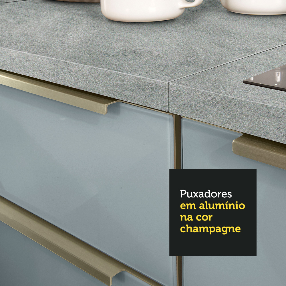 Gabinete Bajo Cocina Madesa Lux 3 Cajones Sin Encimera BG.