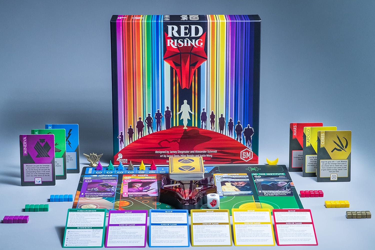 Red Rising Standard Edition Inglés Stonemaier Games Juego 1 a 6 Jugadores