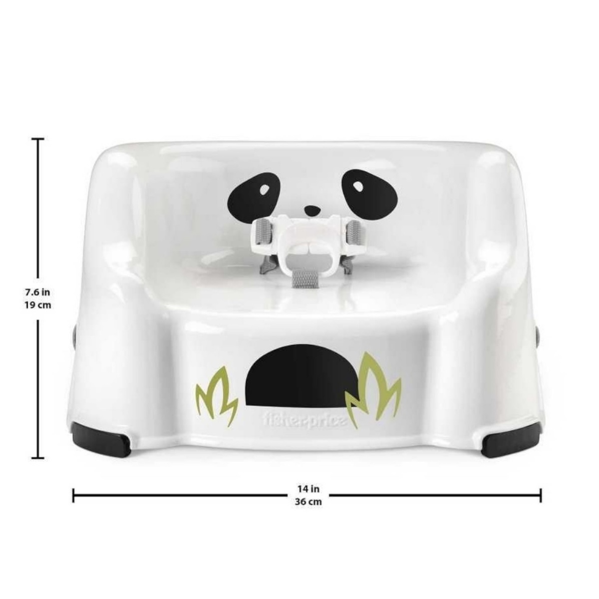 Fisher-price Sillita Simple Y Cómoda Para Comer Panda Color Blanco