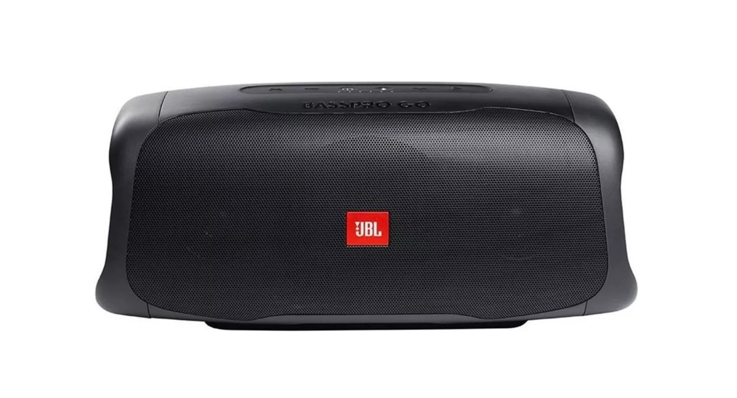Bocina ALtavoz Portátil Jbl Basspro Go con Bluetooth Resistente al Agua IPx5 Color Negro.