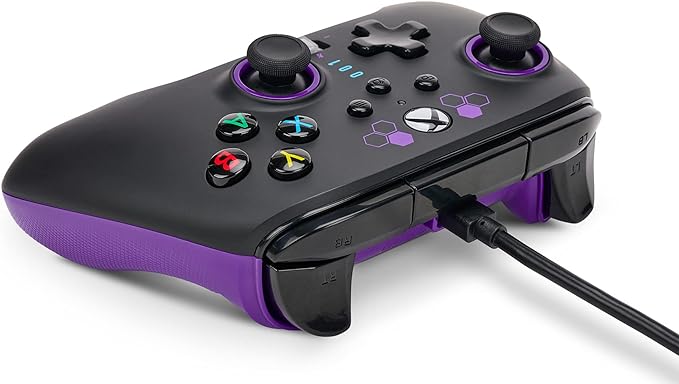 PowerA Control Mejorado Alámbrico para Xbox Series X|S - Purple Hex - Standard Edition.