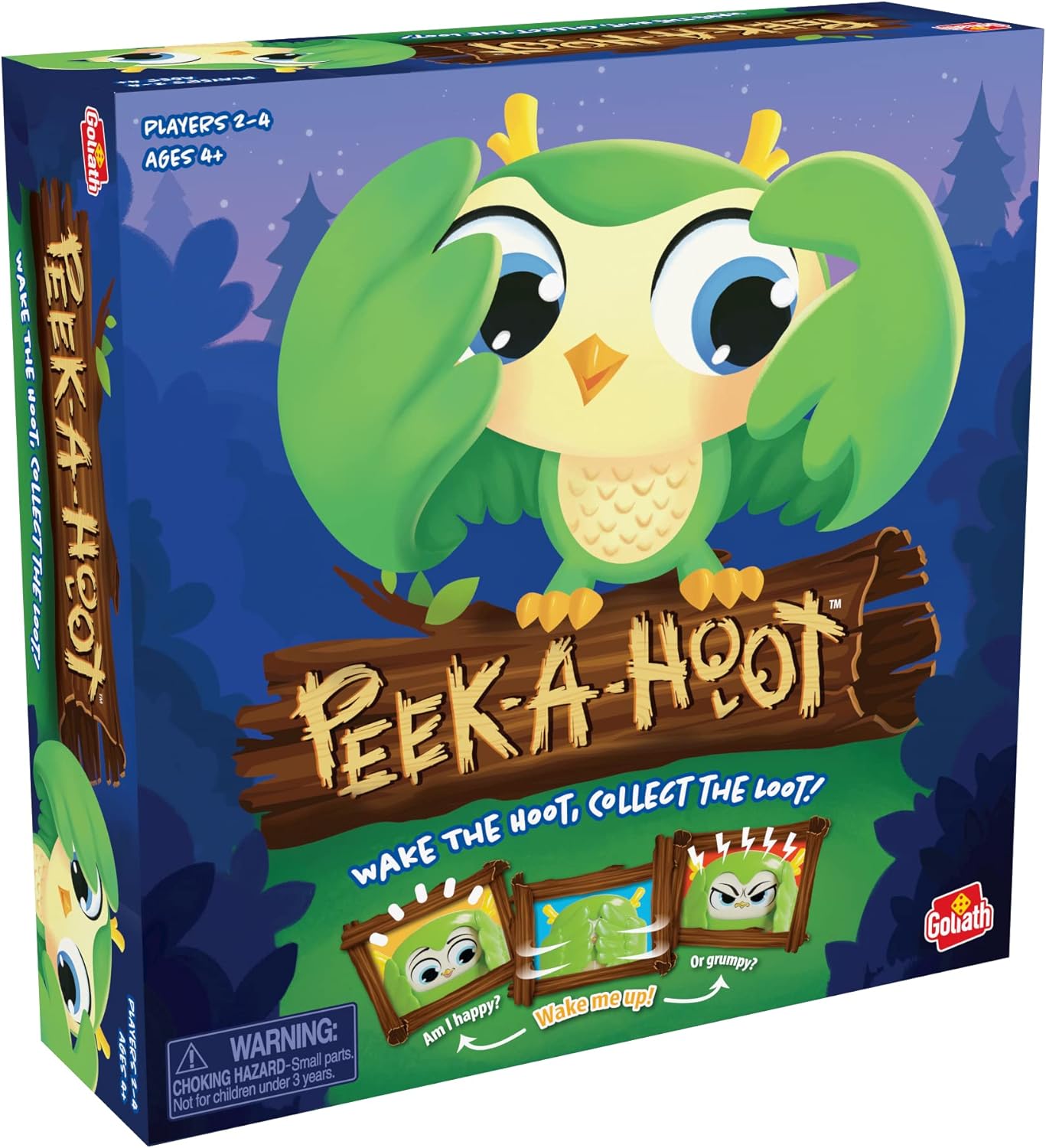 Peek-A-Hoot Inglés Goliath Juego 2 a 4 Jugadores