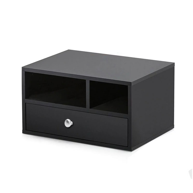 Mueble organizador de mesa de impresión.