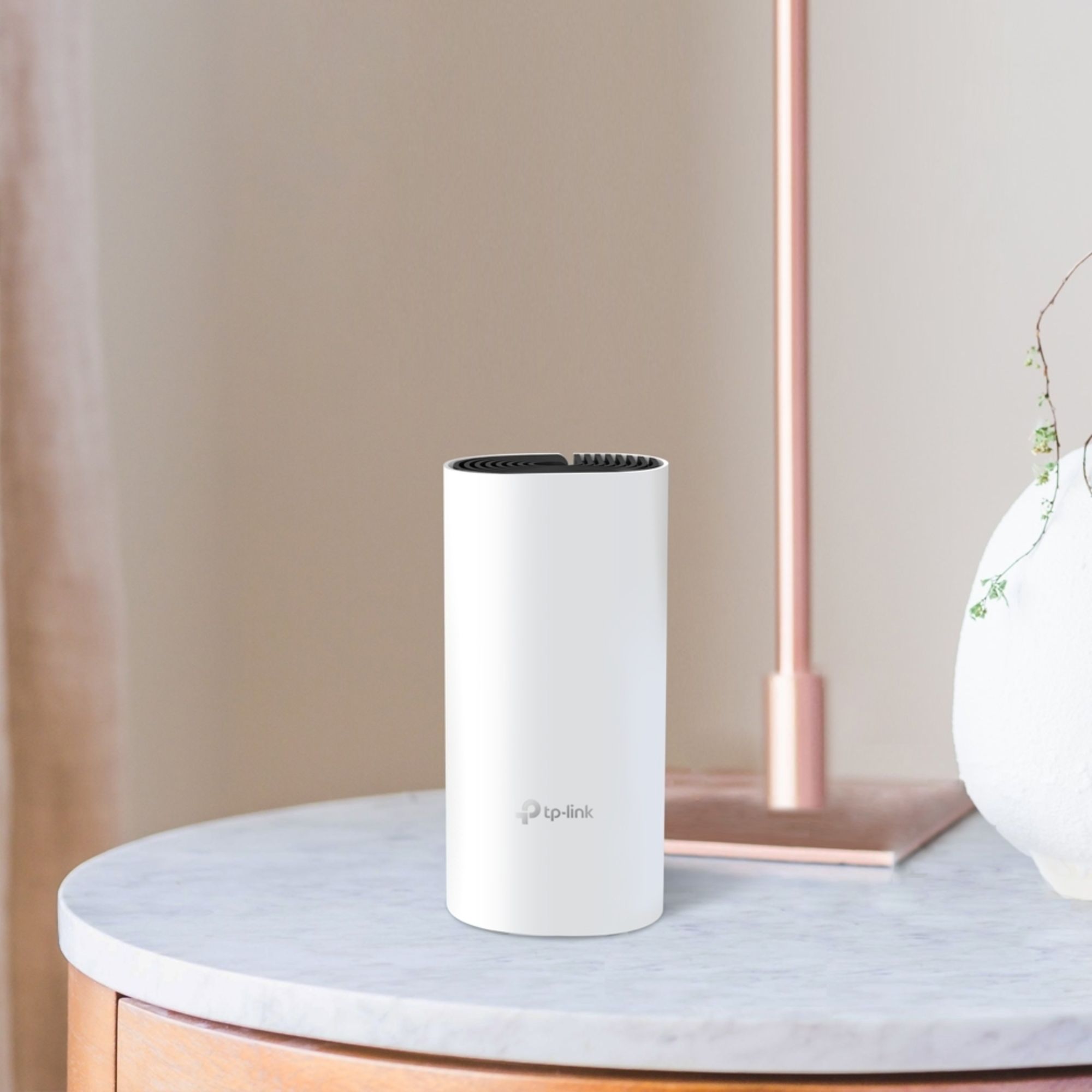 Sistema Wi-Fi Mesh TP-Link Deco E4 (1-pack), AC1200, de doble banda, Blanco.