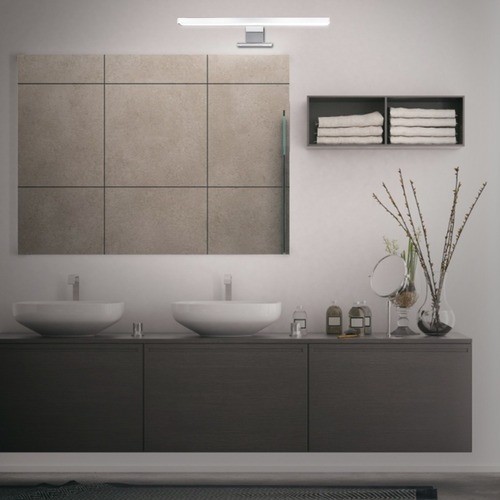 Lámpara Pared Led Para Espejo De Baño Moderna Luz Blanca 30 cm