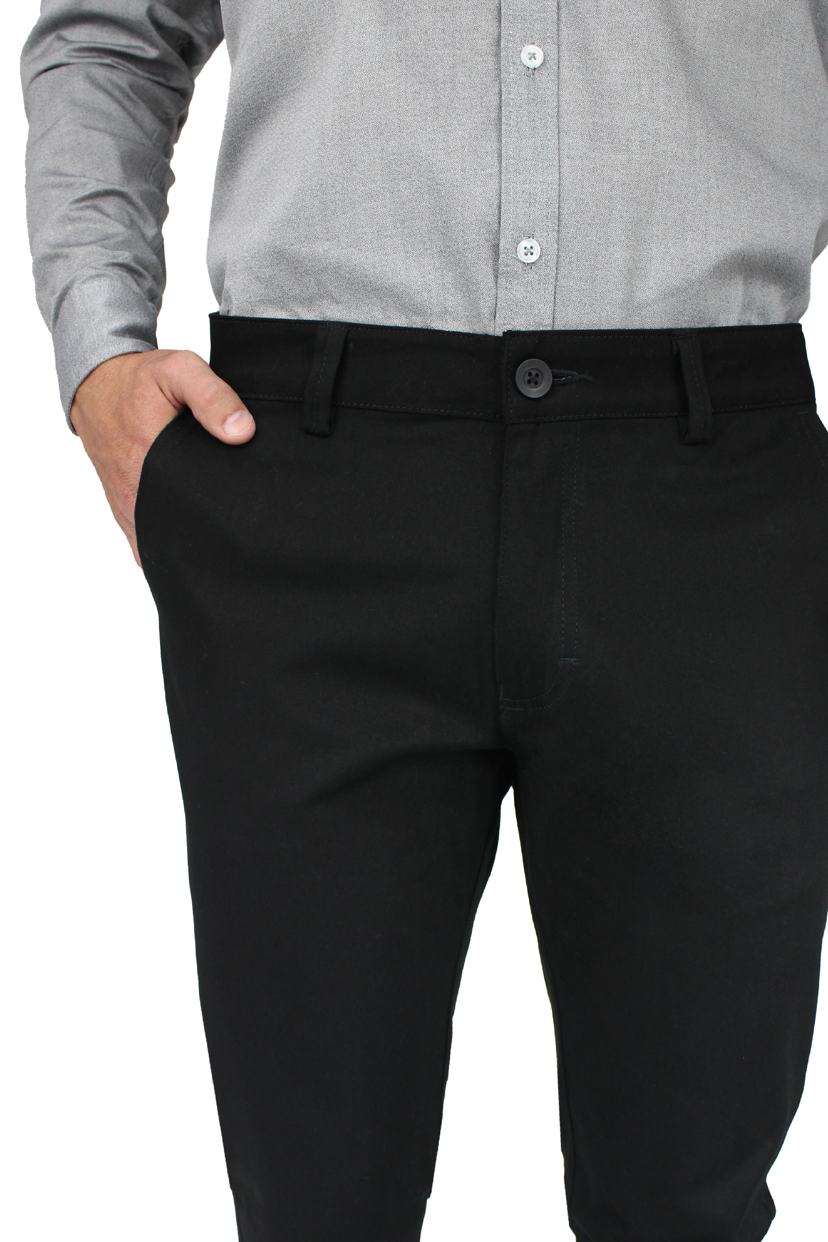 Pantalón de vestir para hombre corte Slim fit marca Rams Cottons