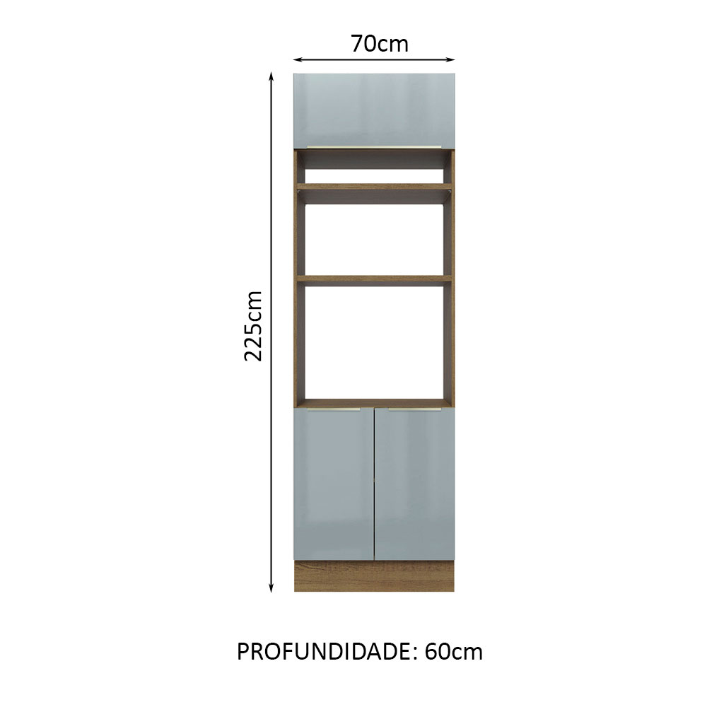 Alacena de Cocina para Horno Madesa Lux 70cm MG.