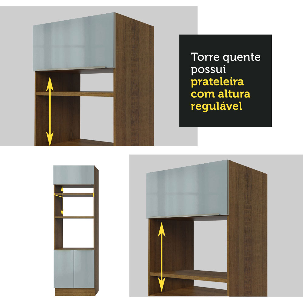 Alacena de Cocina para Horno Madesa Lux 70cm MG.