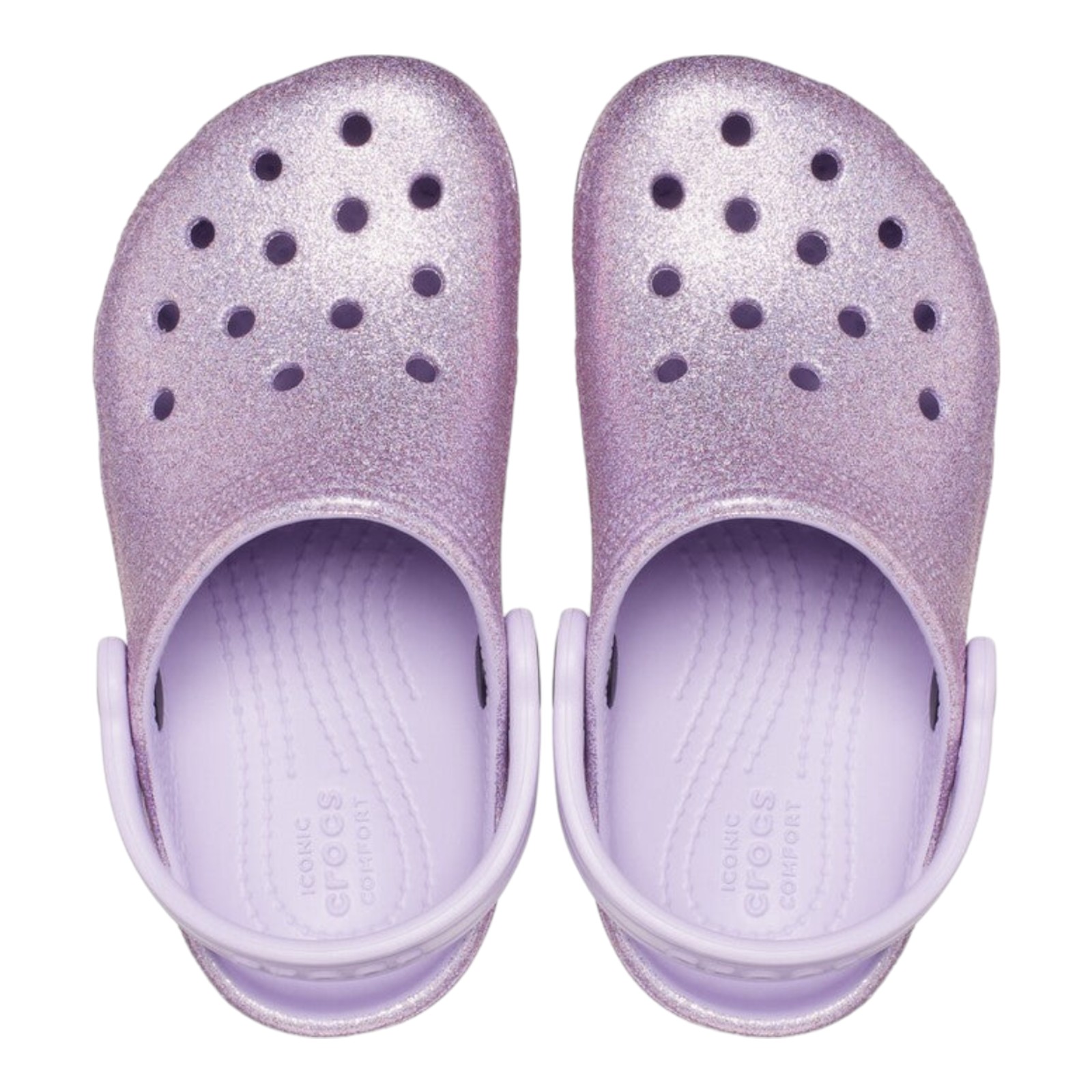 SANDALIAS CROCS NIÑA ROSA METALICO CROCS CLASSIC GLITTER CLOG T LAV 206992530.
