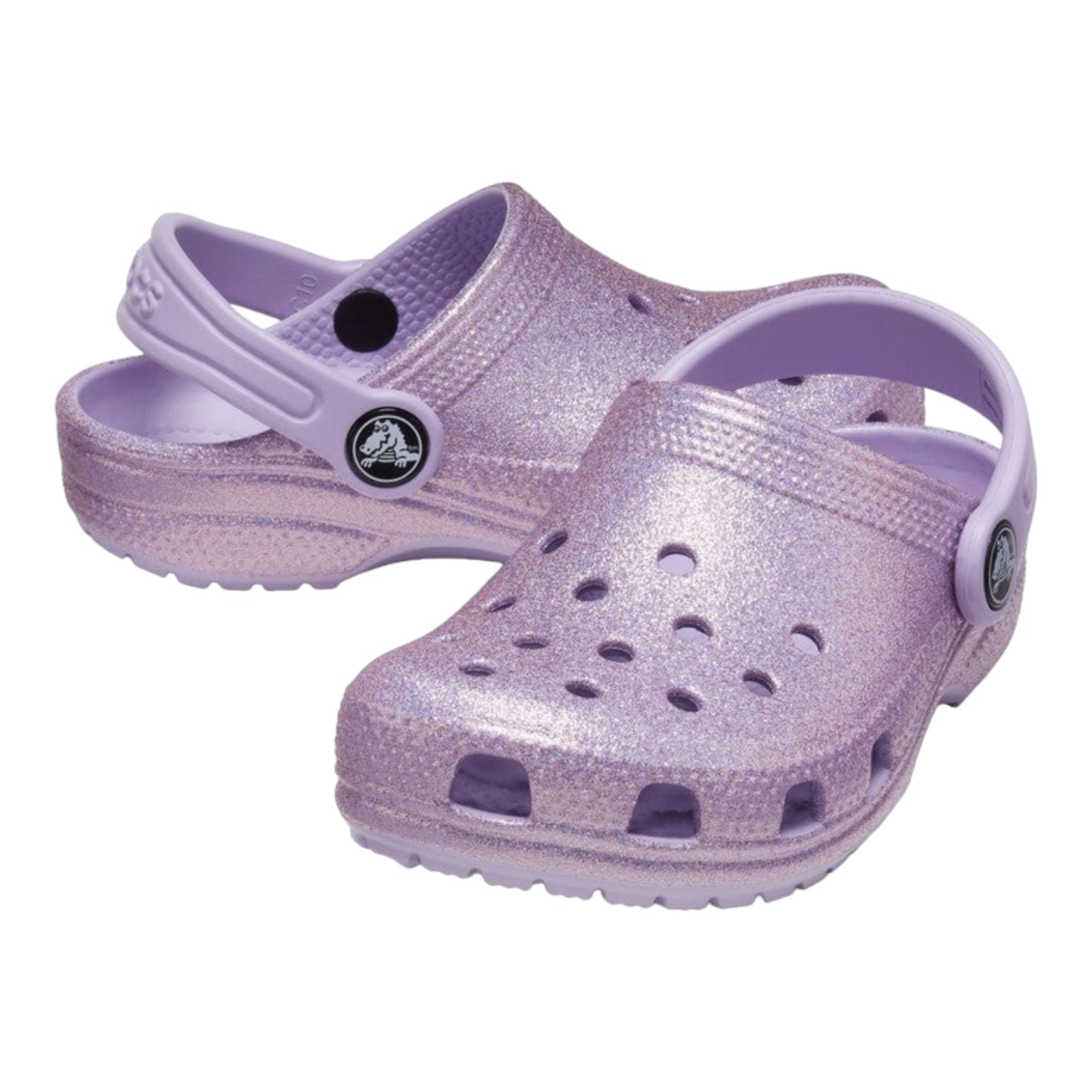 SANDALIAS CROCS NIÑA ROSA METALICO CROCS CLASSIC GLITTER CLOG T LAV 206992530.
