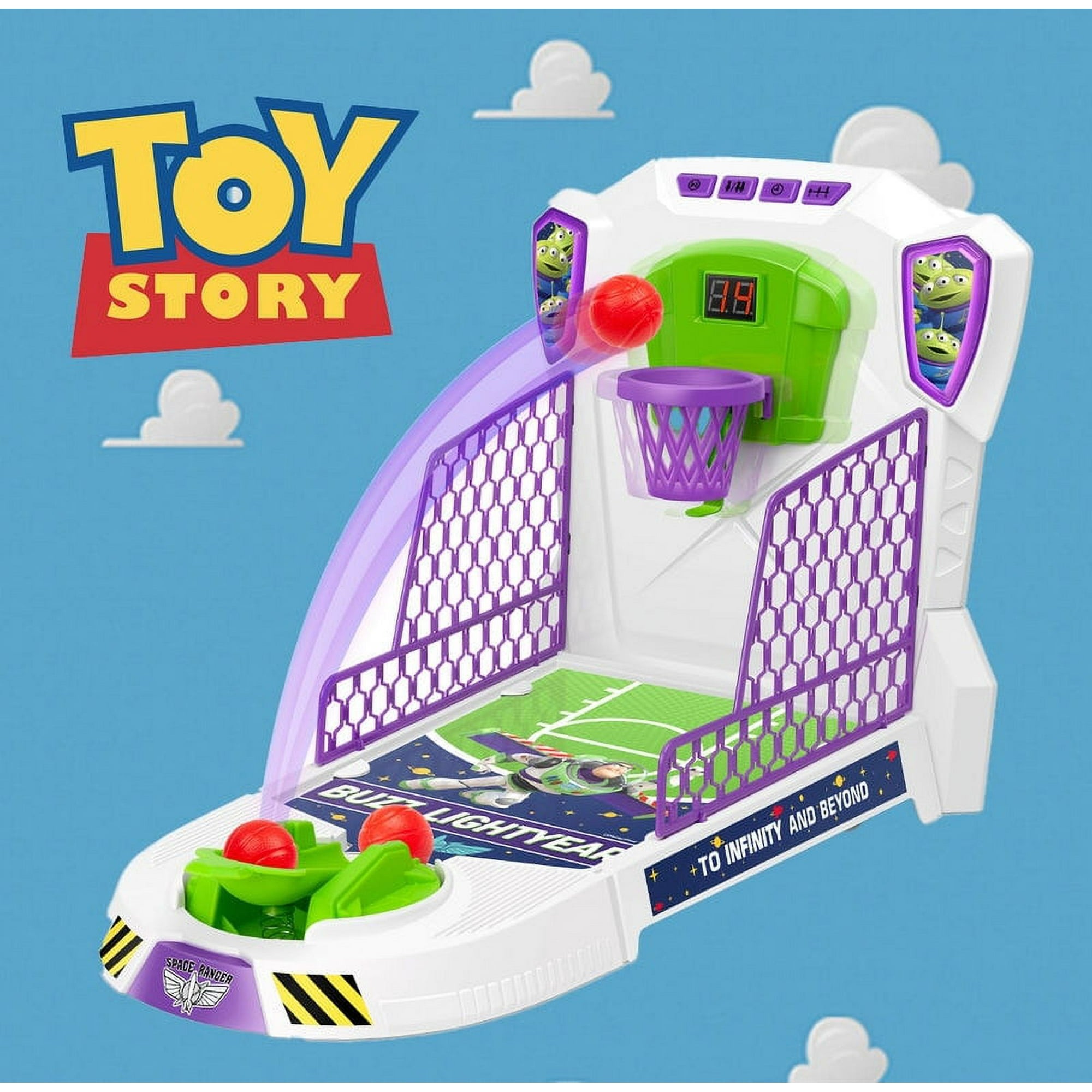 Pixar Toy Story Buzz Lightyear Juego Baloncesto Electrónico Mesa