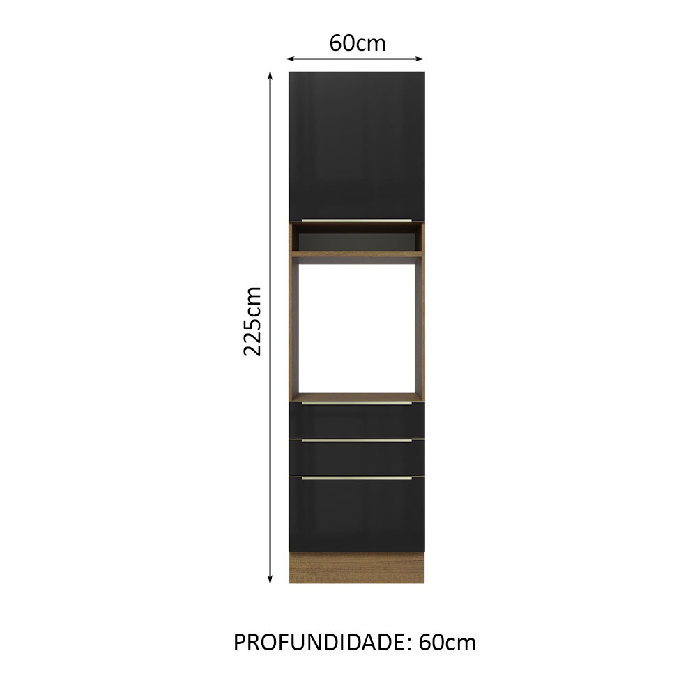 Alacena de Cocina para Horno Madesa Lux 60cm MN.