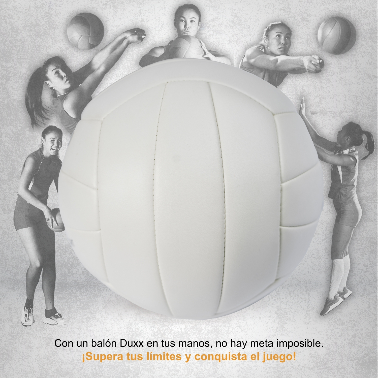 Balón de Voleibol Duxx PVC #5 Blanco