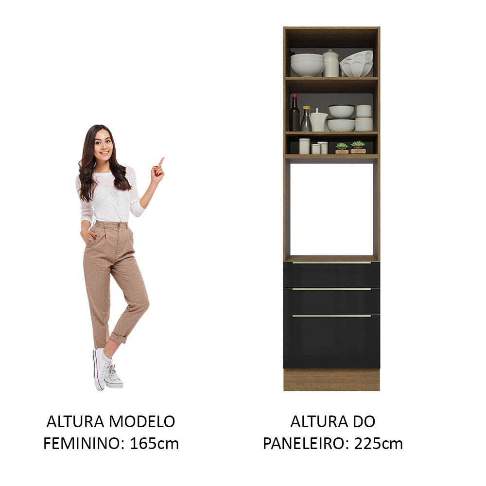 Alacena de Cocina para Horno Madesa Lux 60cm MN.