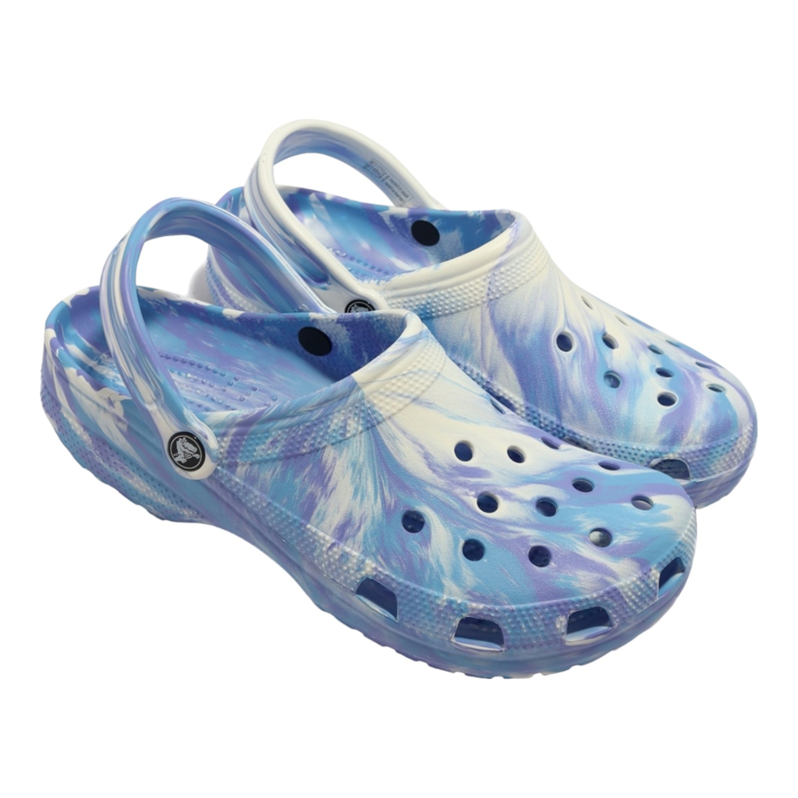 SANDALIAS CROCS HOMBRE AZUL CROCS CLASSIC MARBLED CLOG WHI/OXGN 2068671FK.