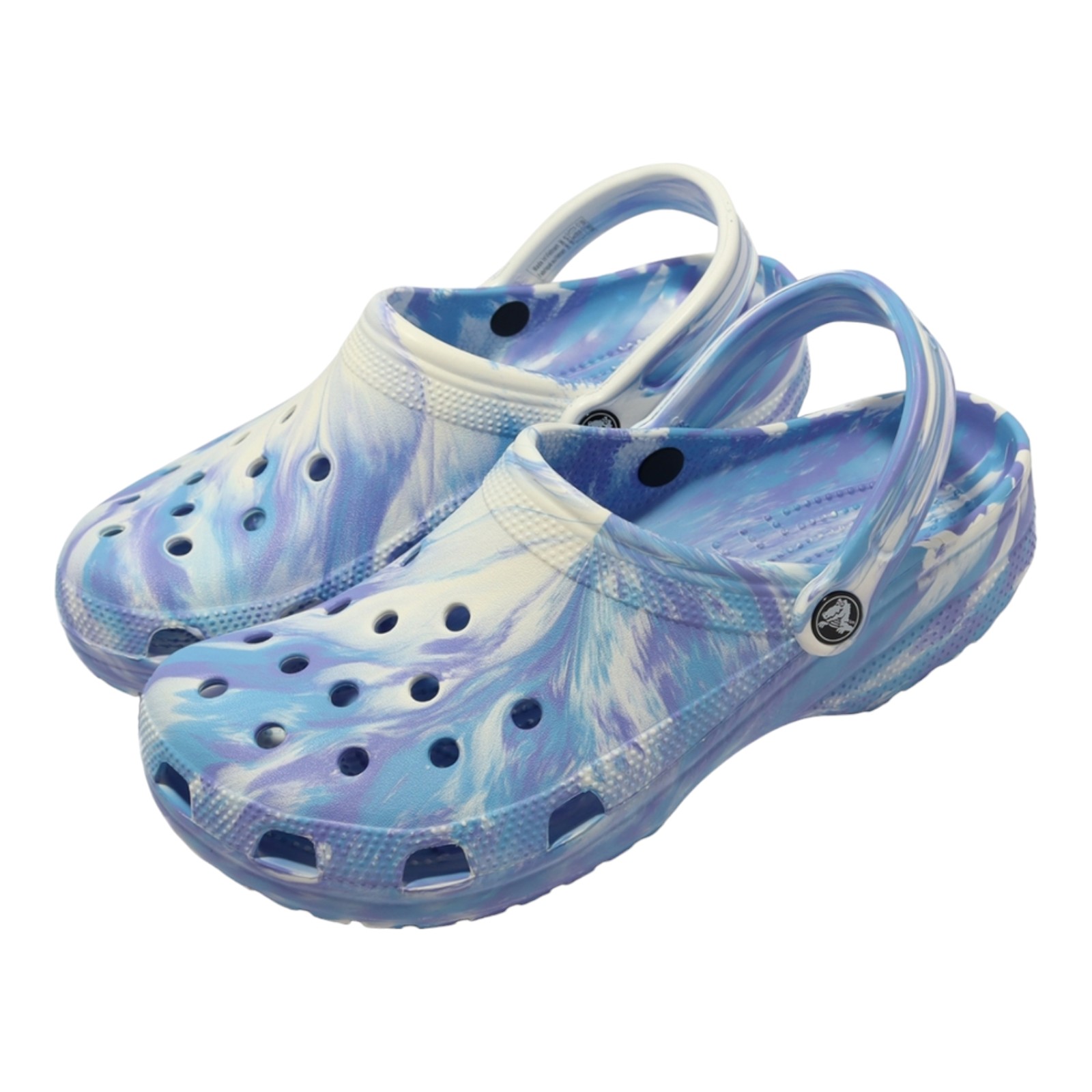 SANDALIAS CROCS HOMBRE AZUL CROCS CLASSIC MARBLED CLOG WHI/OXGN 2068671FK.
