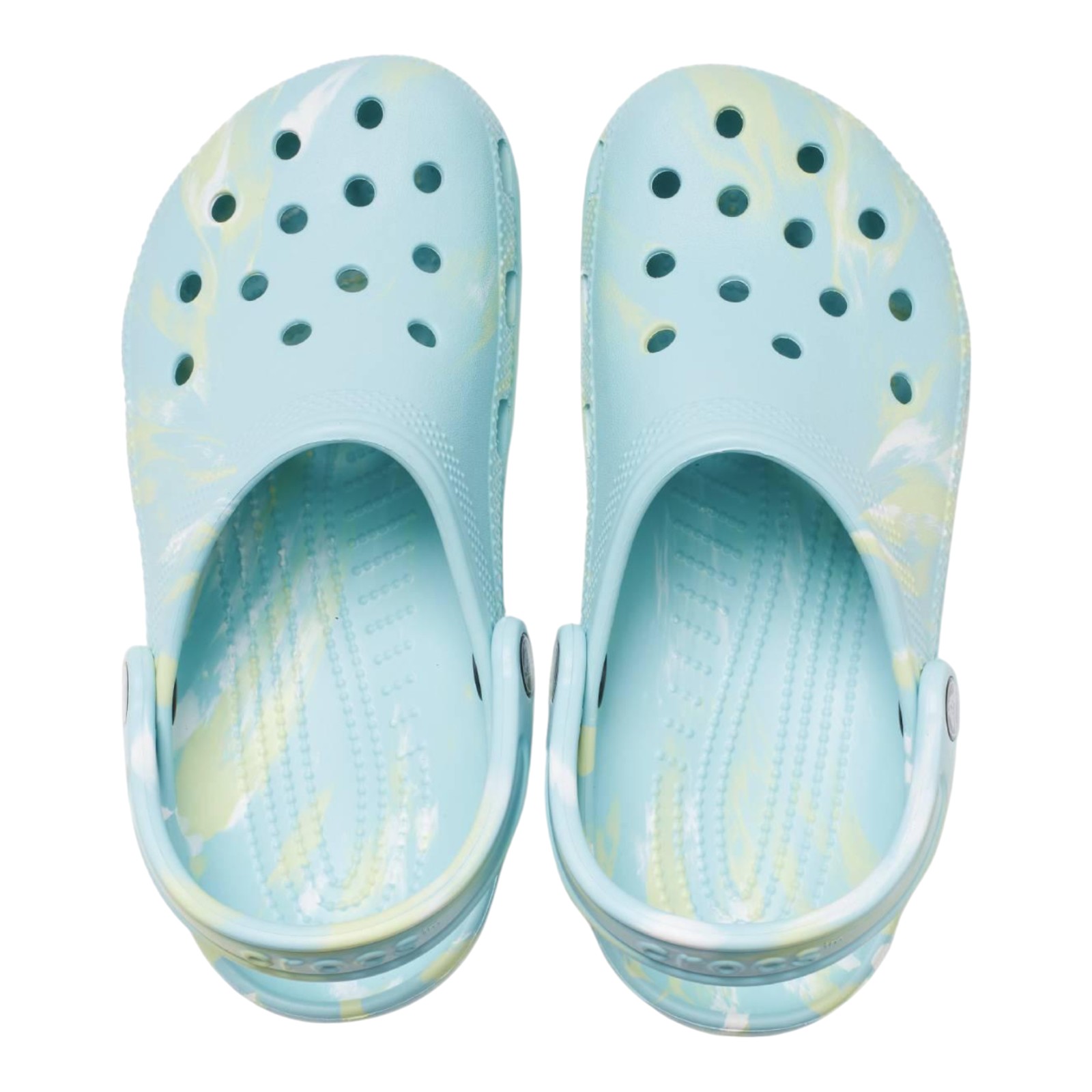 SANDALIAS CROCS UNISEX VERDE CROCS CLASSIC MARBLED CLOG PUW/MLT 2068674SU.