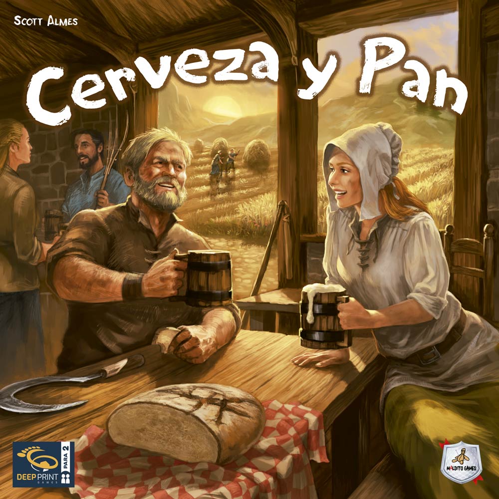 Cerveza y Pan Español Maldito Games Juego 2 Jugadores