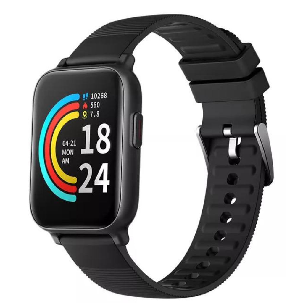 Combo de Audífonos Inalámbricos Bluetooth QCY H3, Diadema Plegables. NEGRO + Reloj inteligente 1More.