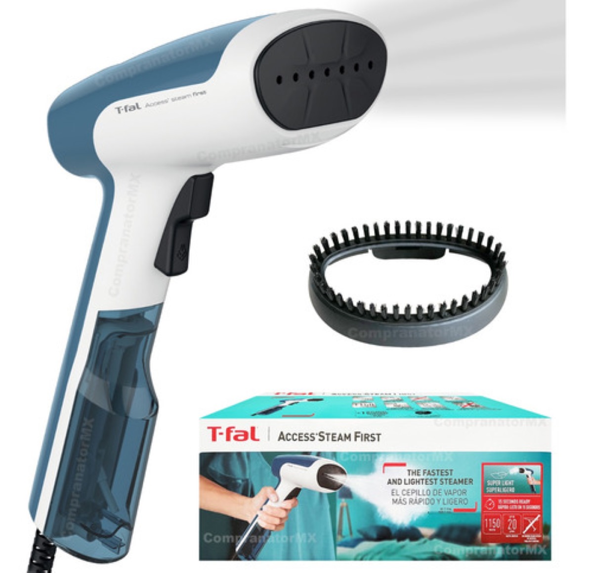 Vaporizador Tela Ropa Portátil Tfal Plancha Vapor Desinfecta