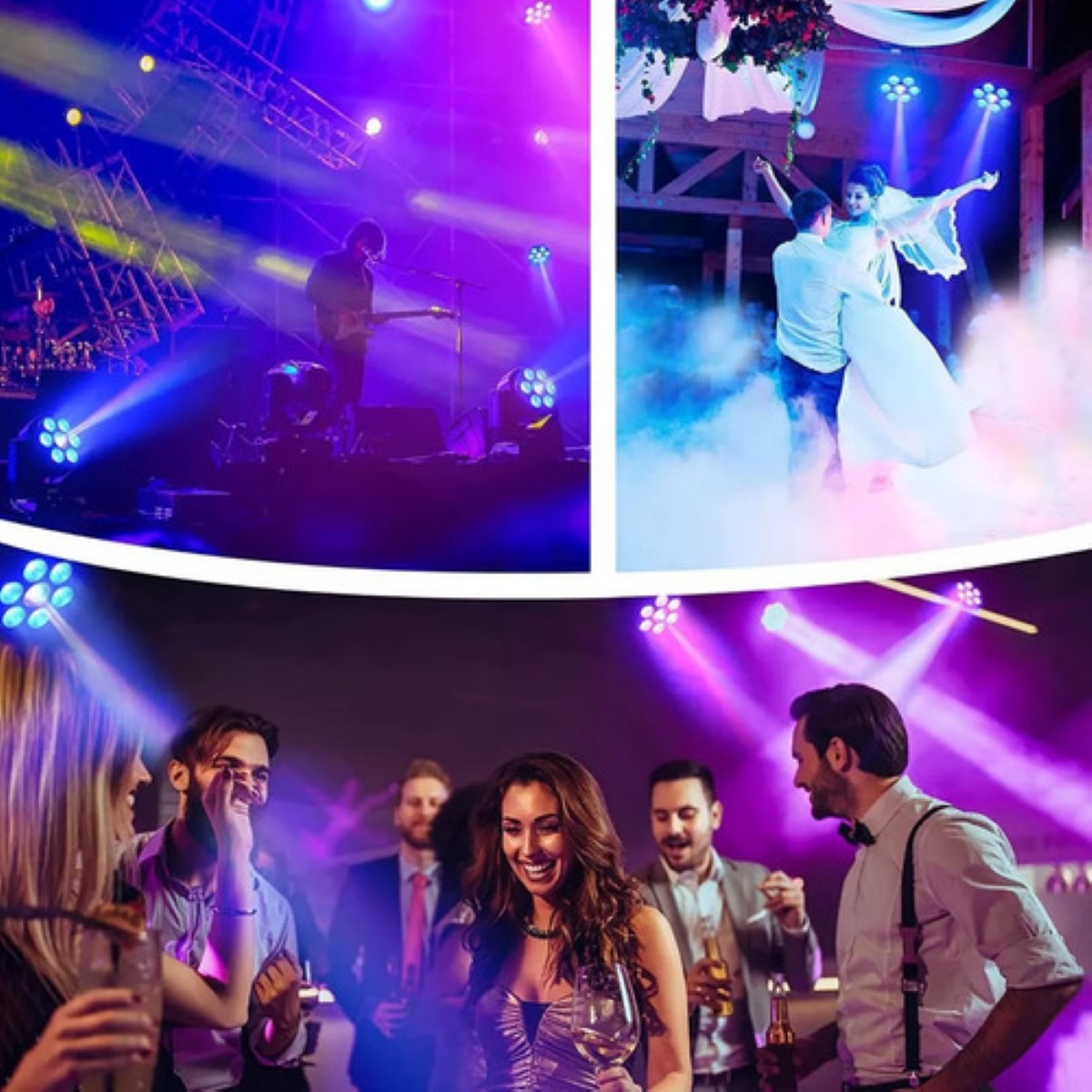 Efectos Luz Led Rgbw 150w Cabezal Movible Láser Dj Luces Dmx