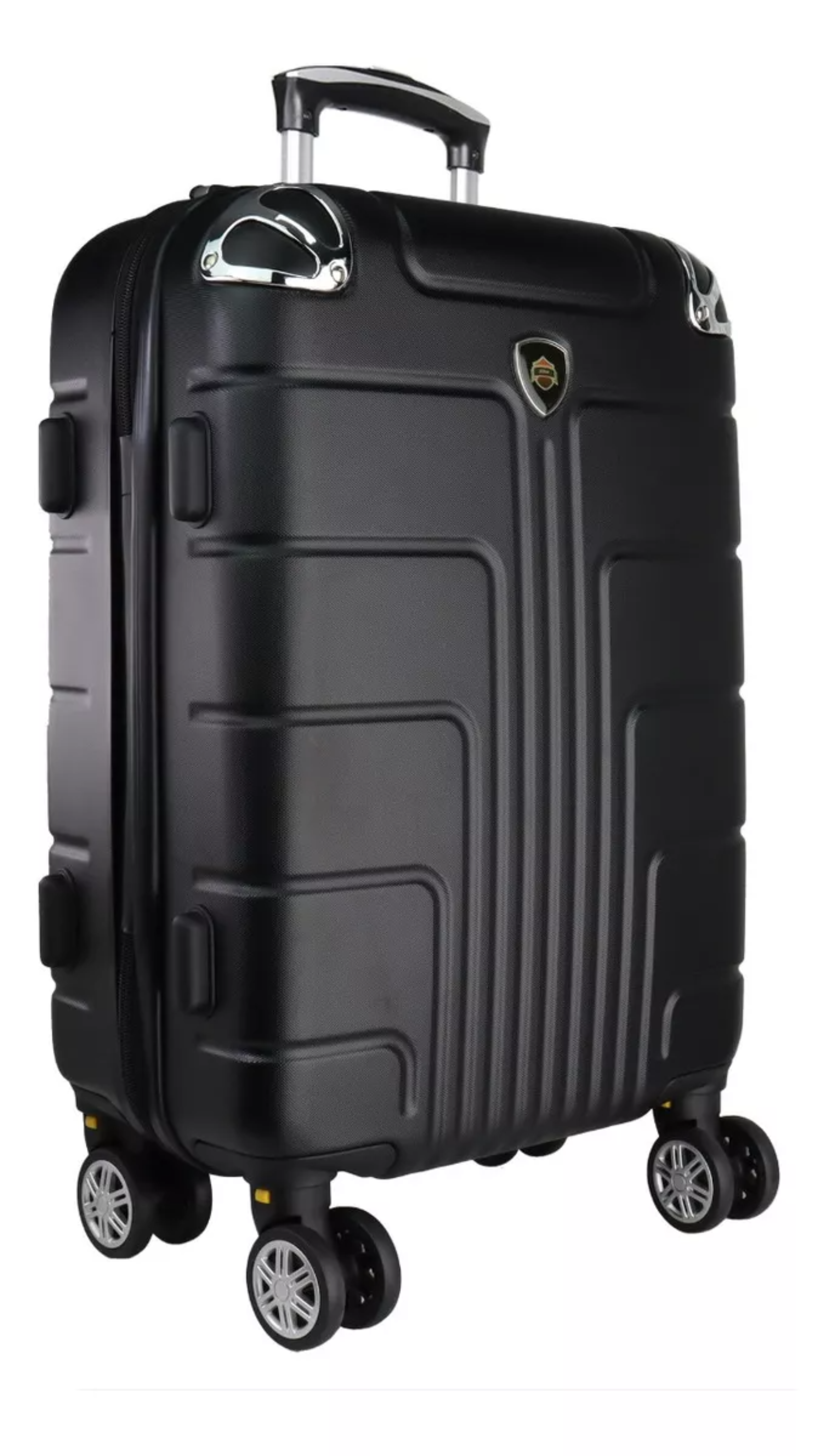 Maleta 10 Kg Cabina Candado Seguridad Doble Llanta 360 Negro.