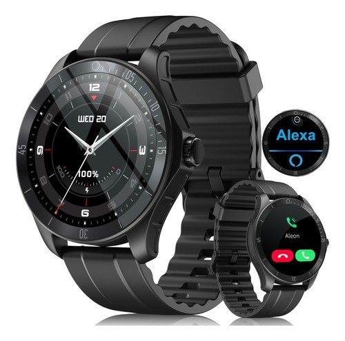 Smartwatch Hombre Reloj Inteligente Bluetooth Llamadas Alexa negro