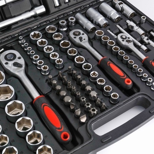 Set Herramientas Juego De Dados 171 Pcs Llaves Con Estuche