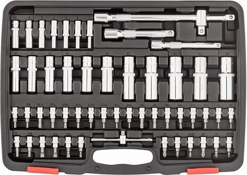 Set Herramientas Juego De Dados 171 Pcs Llaves Con Estuche
