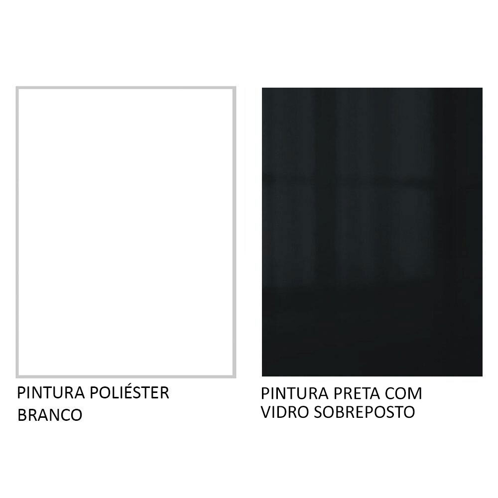 Mueble de Cocina Puerta-Refrigerador Madesa Lux BN.