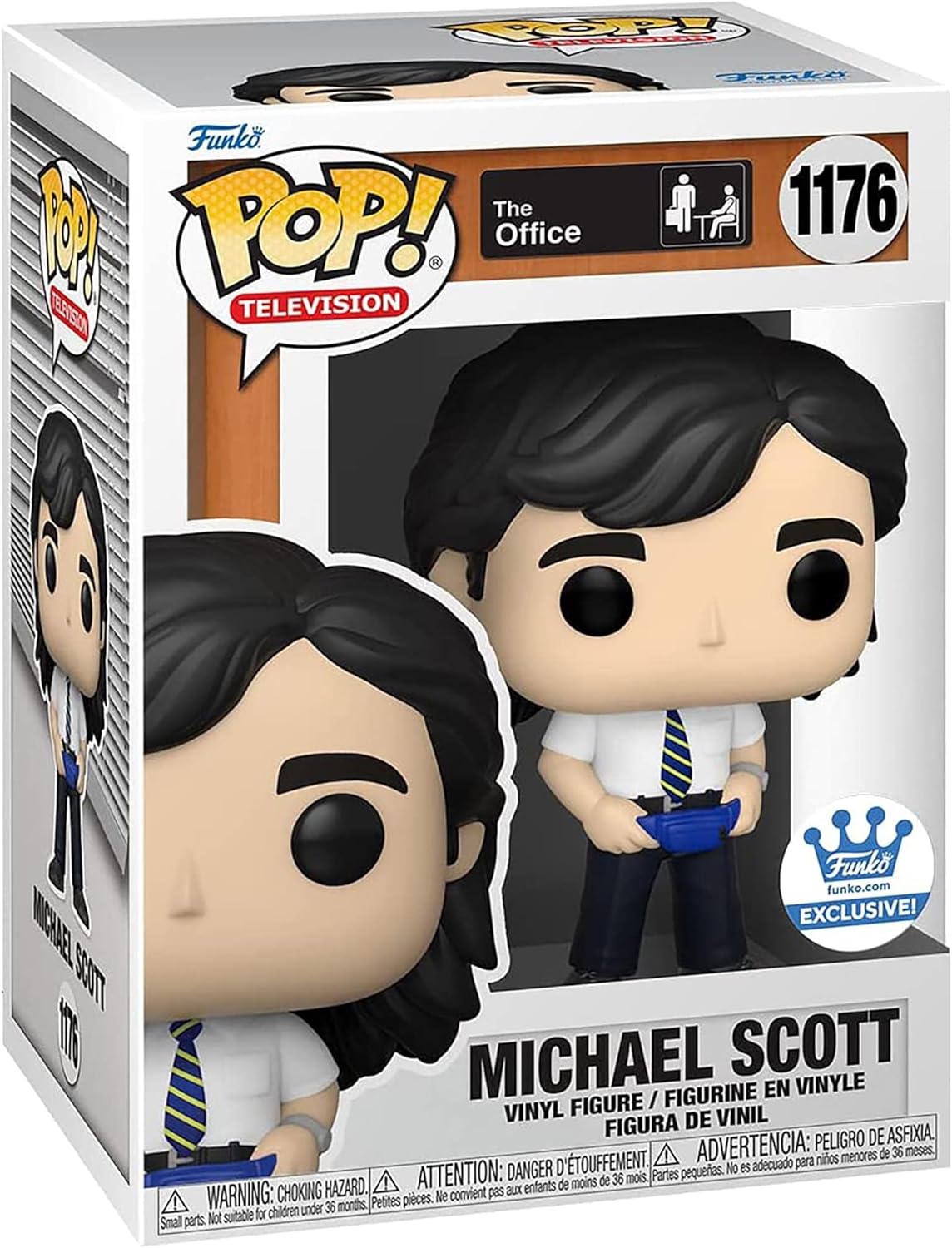 Funko Pop The Office Michael Scott 1176 Exclusive DAÑO