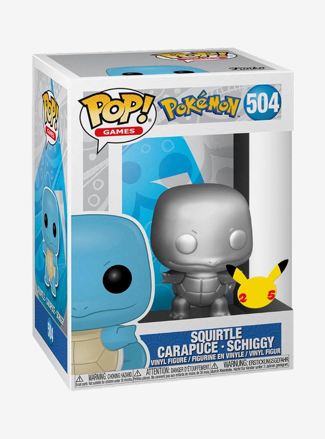 Funko Pop Pokemon Squirtle 504 Metal