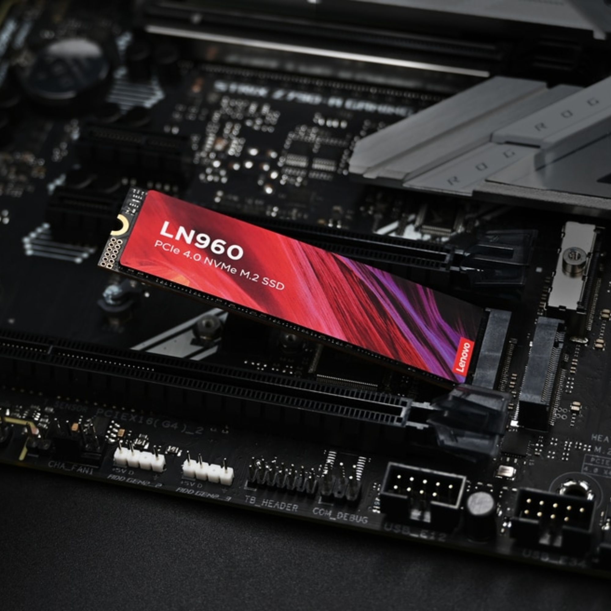 Unidad de Estado Sólido Lenovo LN960 de 4 TB, M2 2280, NVMe PCIe Gen 4X4, 7400/6500 MB/s.
