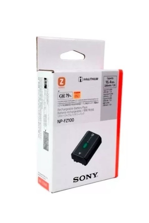Batería Sony Recargable Modelo: NP-FZ100  Serie Z Para Cámaras Alpha