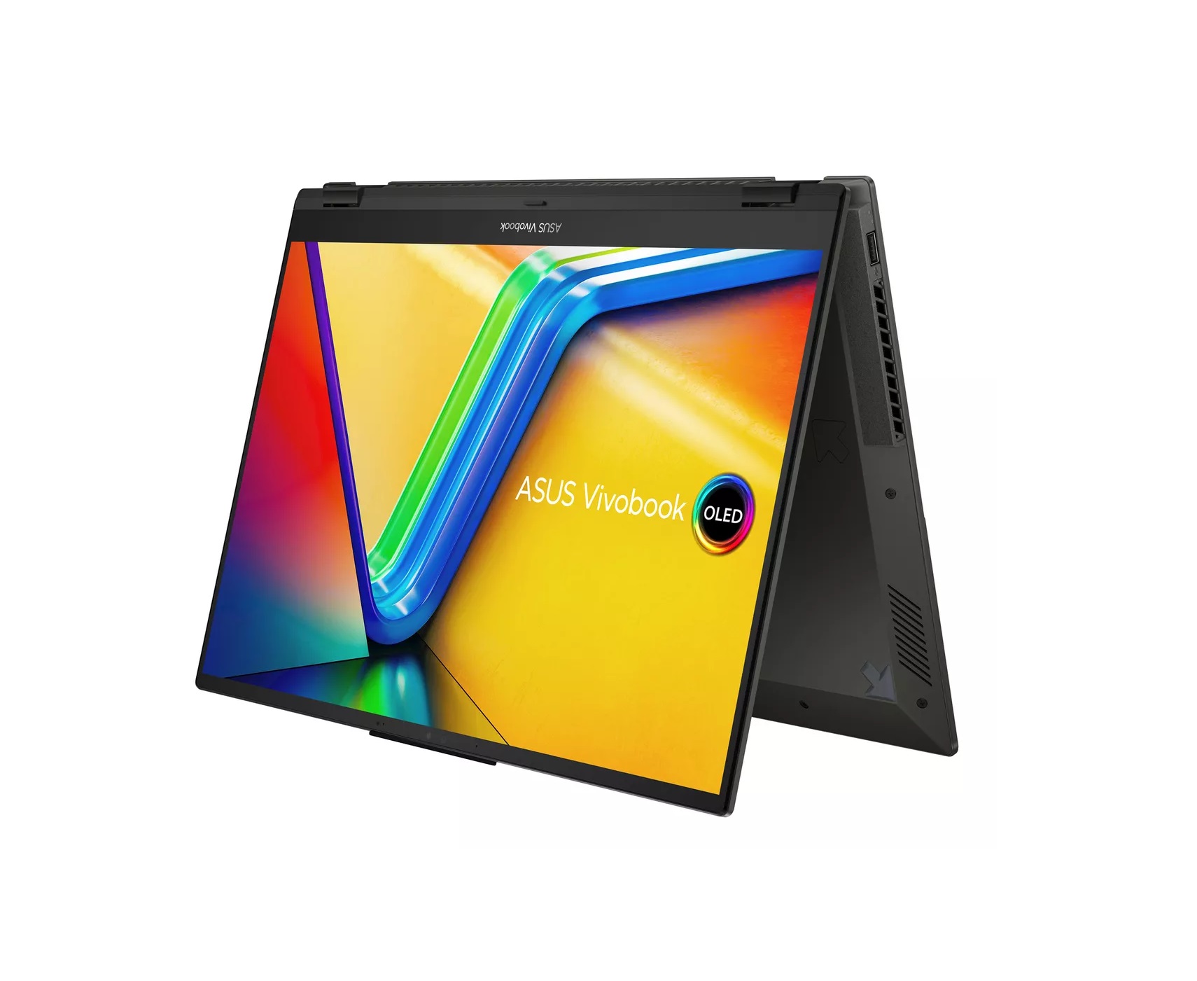 Laptop Portatl Asus Vivobook S 16 Flip (Tableta 2 en 1) Pantalla Táctil de 16 Pulgadas IPS WUXGA (1920 X 1200), Procesador Intel Core i9-13900H 16 Gb Ram 1 Tb Ssd, Windows 11 Color Negro Medianoche