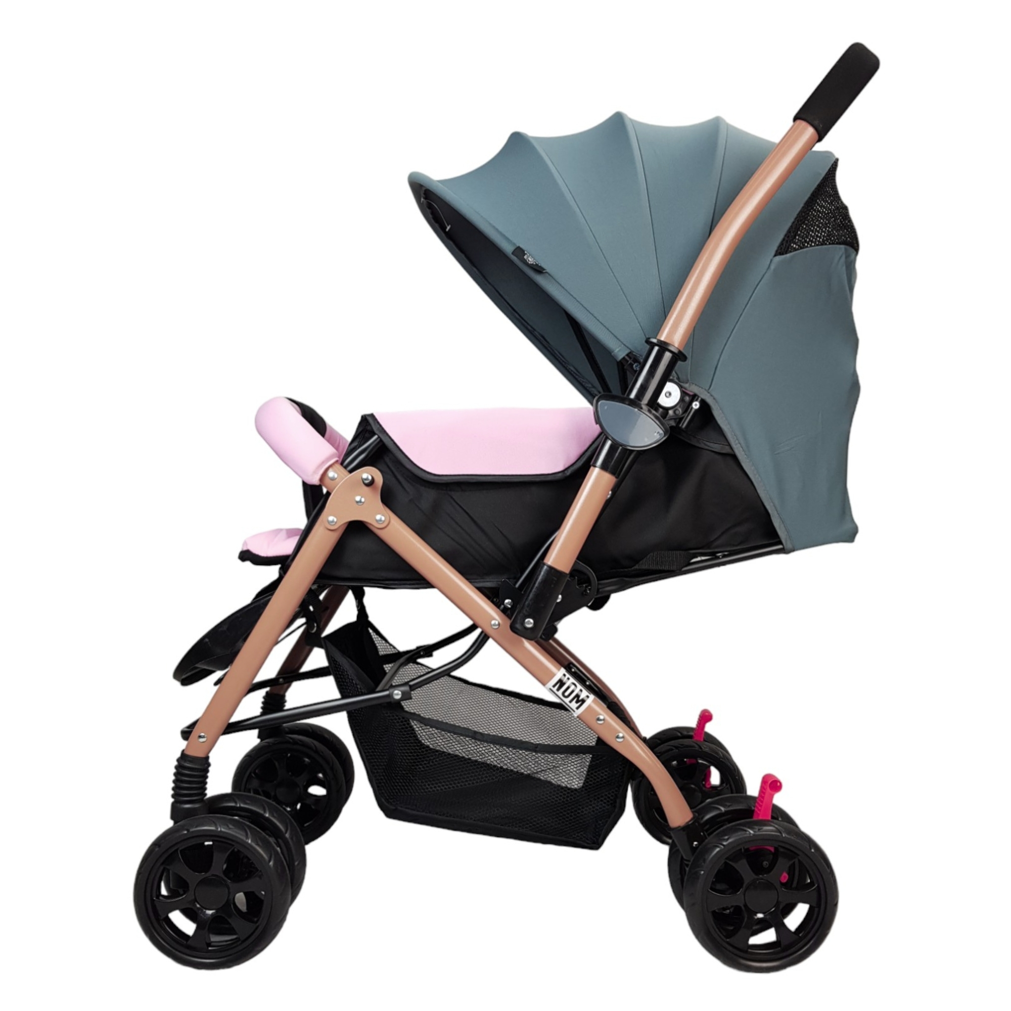 Carriola para Bebe Asiento con Posiciones, Reversible, Compacta - Rosa
